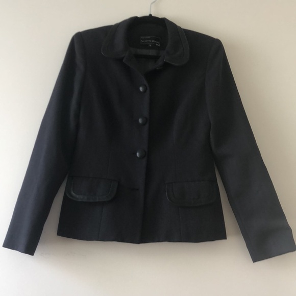 Nanette Lepore Jackets & Blazers - Vintage Robespierre Nanette Lepore contrast trim structured textured blazer